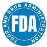 FDA registration logo representing compliance and certification for a Himalayan pink salt exporter as a global food-grade supplier.