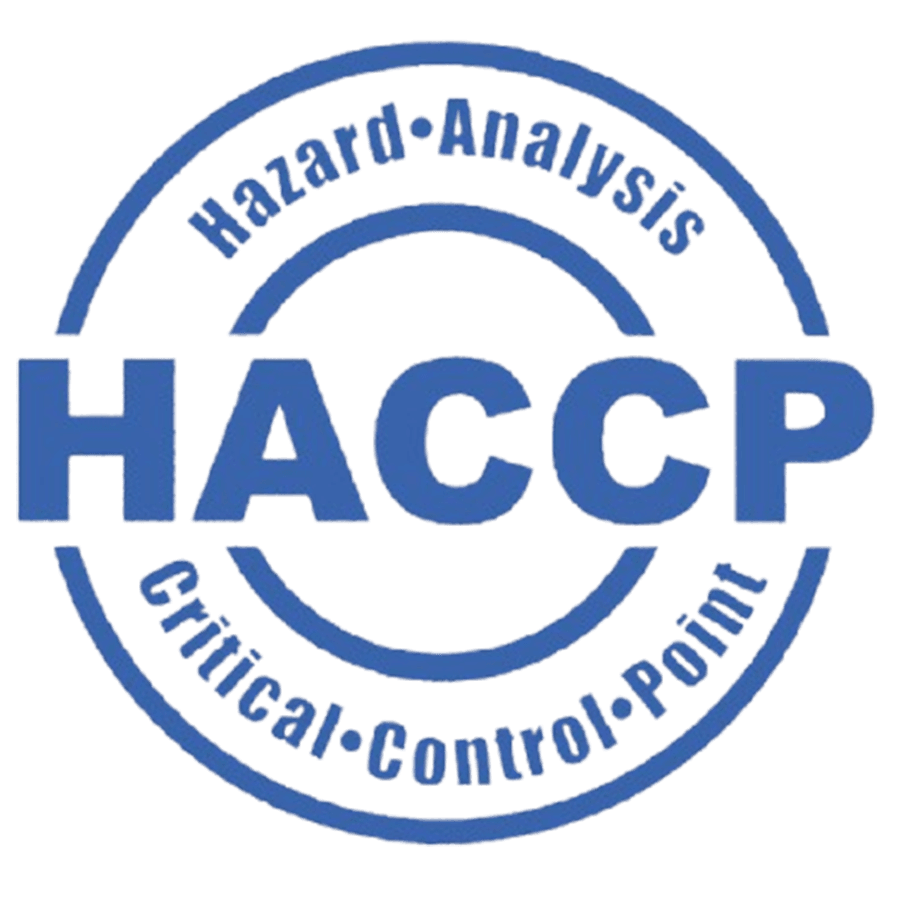 HACCP | Certified logo representing a trusted Himalayan salt exporter and food-grade Himalayan pink salt manufacturer from Pakistan supplying bulk quantities worldwide.