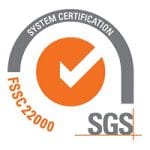 SGS system certification logo indicating compliance and quality assurance for SGS best himalayan salt exporter meeting international standards.